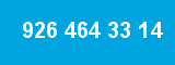 926 464 33 14 926 464 33 14